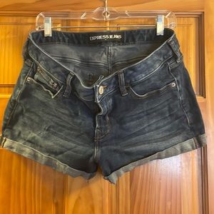 Express Jean shorts. Low rise